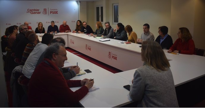 Reunión de la Comisión Ejecutiva Regional del PSOE de Cantabria