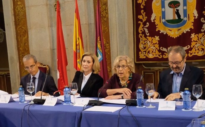 Junta de Seguridad Local en Madrid con Concepción Dancausa y Manuela Carmena