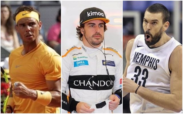 Rafa Nadal, Fernando Alonso y Marc Gasol en la lista Forbes