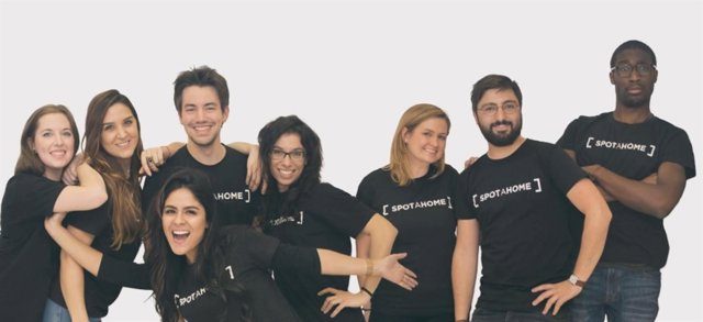 Equipo de la startup española Spotahome