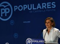 Cospedal: "No sé la posición que voy a tener pero haré lo posible por tener un partido unido y fuerte" 