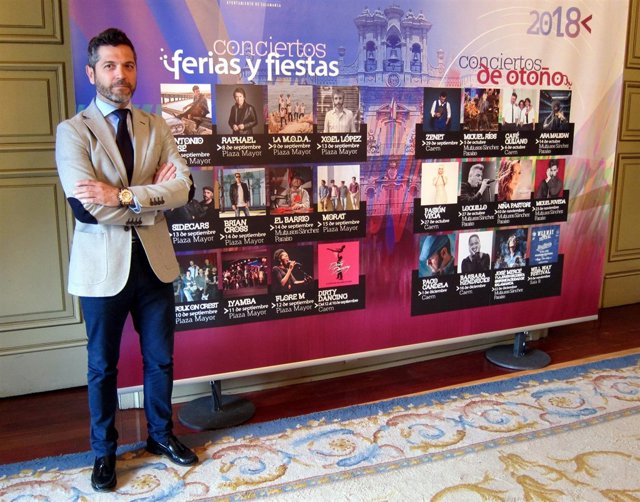 Julio López presenta los conciertos de fiestas de Salamanca