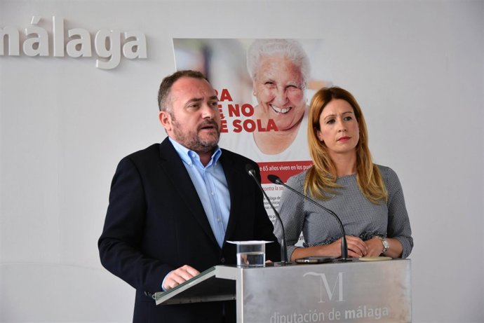 Luis Guerrero y Antonia García, diputados del PSOE en Diputación de Málaga