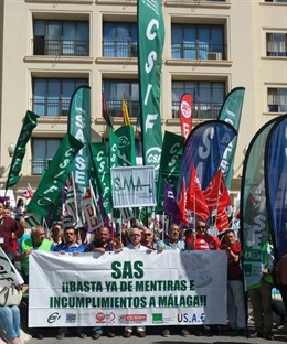 Concentración hospital Regional por la sanidad malagueña