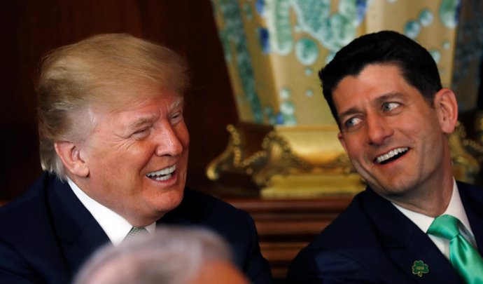 Donald Trump y Paul Ryan