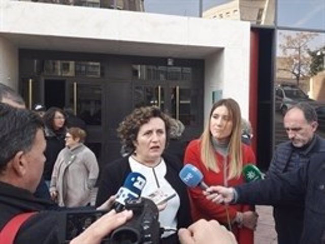 Francisca Granados tras declarar en el Juzgado