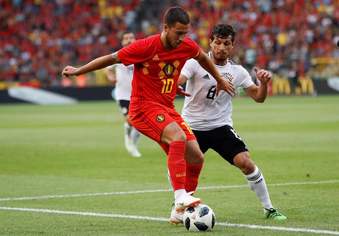 Bélgica afina (3-0) ante una Egipto sin Salah