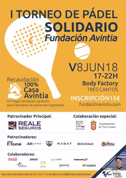 Cartel Torneo Solidario Fundación Avintia