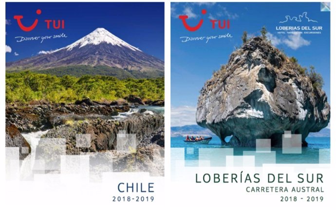 TUI publica sus nuevos catálogos a Chile y Loberías del Sur