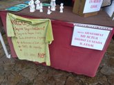 Protesta de los artesanos de PIMEM contra la venta