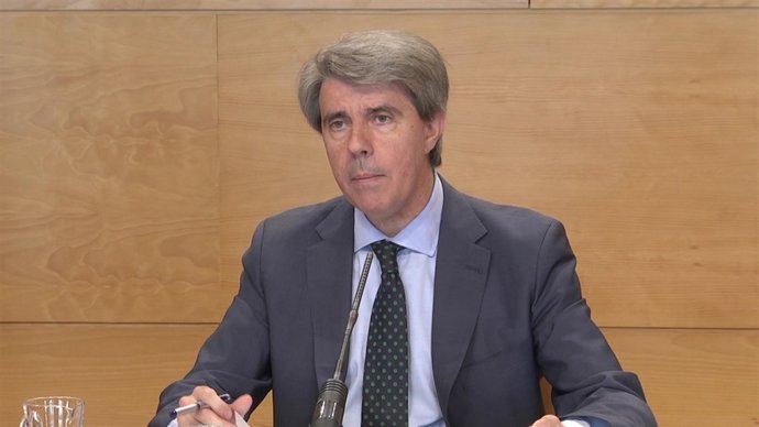 El presidente de la Comunidad de Madrid, Ángel Garrido, en el Ayuntamiento