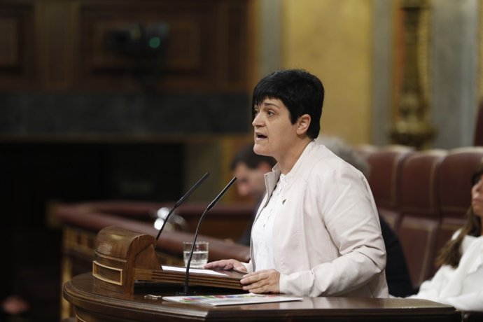 Beitialarrangoitia durante su intervención en el debate de la moción de censura