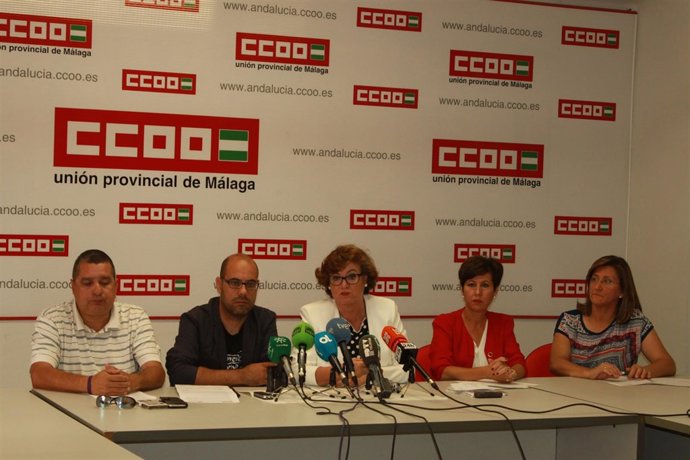 UGT Sergio de oses y CCOO Lola Villaba sindicatos hostelería servicios turismo