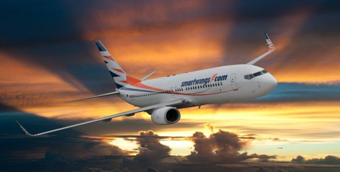 Imagen de un avión de Smartwings