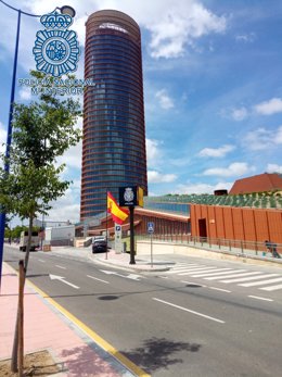 Nueva comisaría de Triana de la Policía Nacional junto a la Torre Sevilla