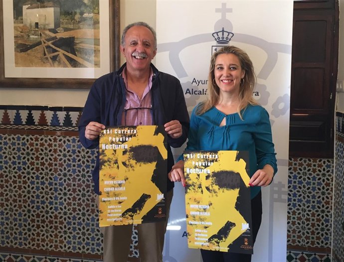 Cartel de la XXI Carrera Popular Nocturna de Alcalá de Guadaíra (Sevilla)