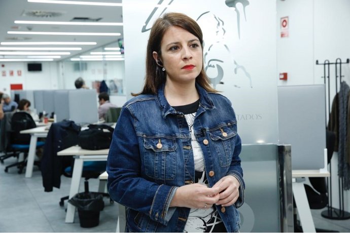 Adriana Lastra, en el Congreso