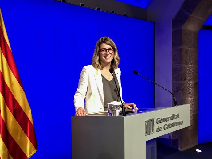 La consellera de Presidencia y portavoz del Govern, Elsa Artadi