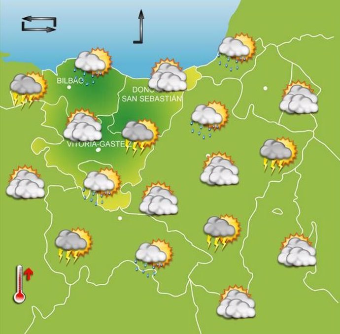 Previsiones para el 8 de junio