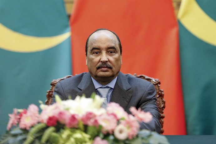 El presidente de Mauritania Mohamed Ould Abdel Aziz 