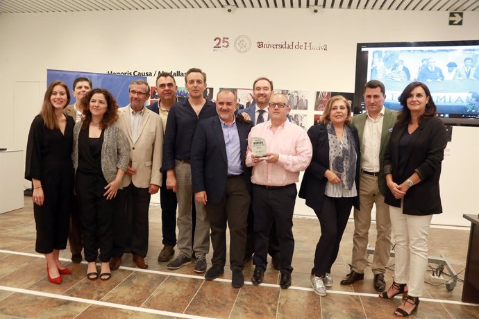 Acto de entrega del Premio Huelva de Periodismo 2017