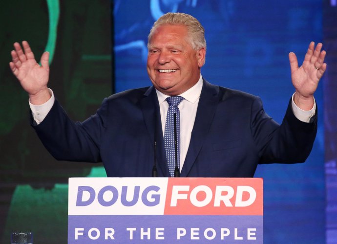 El líder de Partido Progresista Convservador de Canadá, Doug Ford.