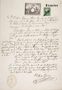 El Museo del Ejército expone este sábado el certificado de matrimonio de Quevedo emitido en 1878