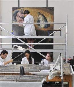 Foto de archivo de una restauración del Instituto del Patrimonio Histórico