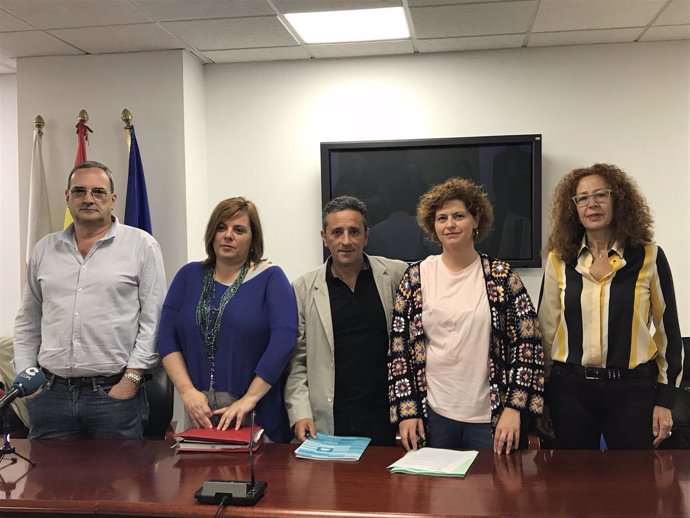 Representantes del comité de empresa del Gobierno de Cantabria