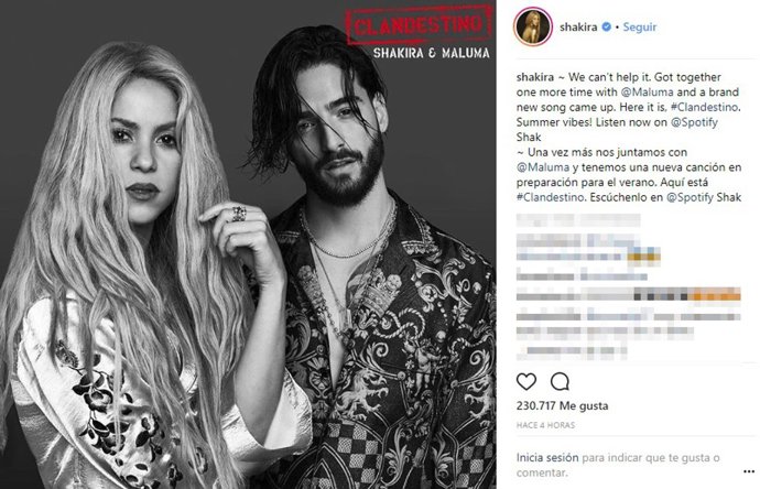 Shakira y Maluma