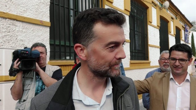 El coordinador general de IULV-CA, Antonio Maíllo, en Córdoba