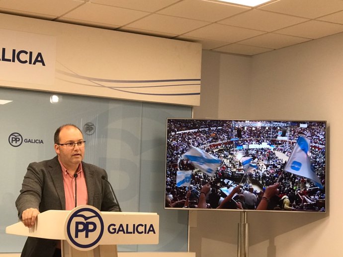 Miguel Tellado, secretario general del PP de Galicia