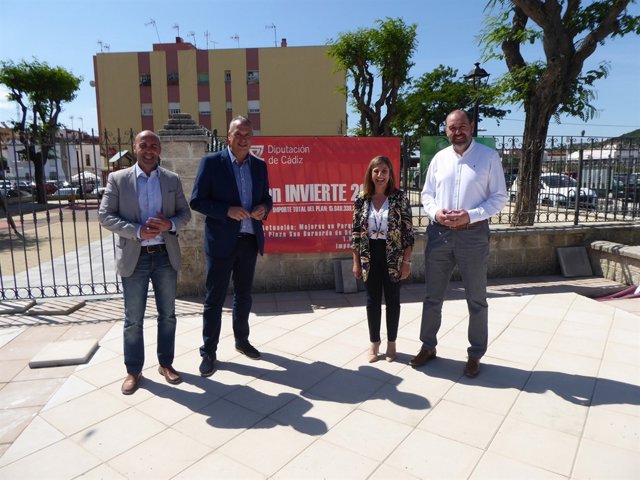 La presidenta de la Diputación de Cádiz, Irene García, en San Roque