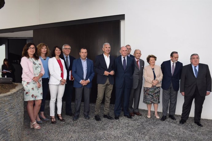 Patronato del Museo Picasso Málaga 2018 con consejero Vázquez