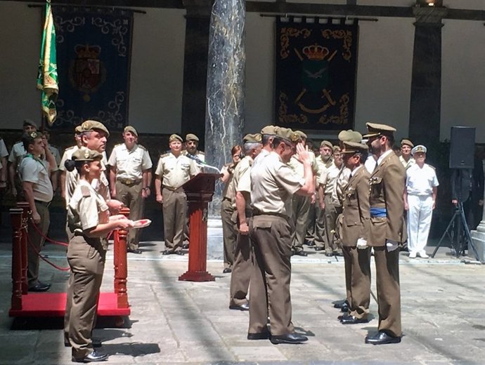 Celebración del Día de la Inspección General del Ejército en Barcelona