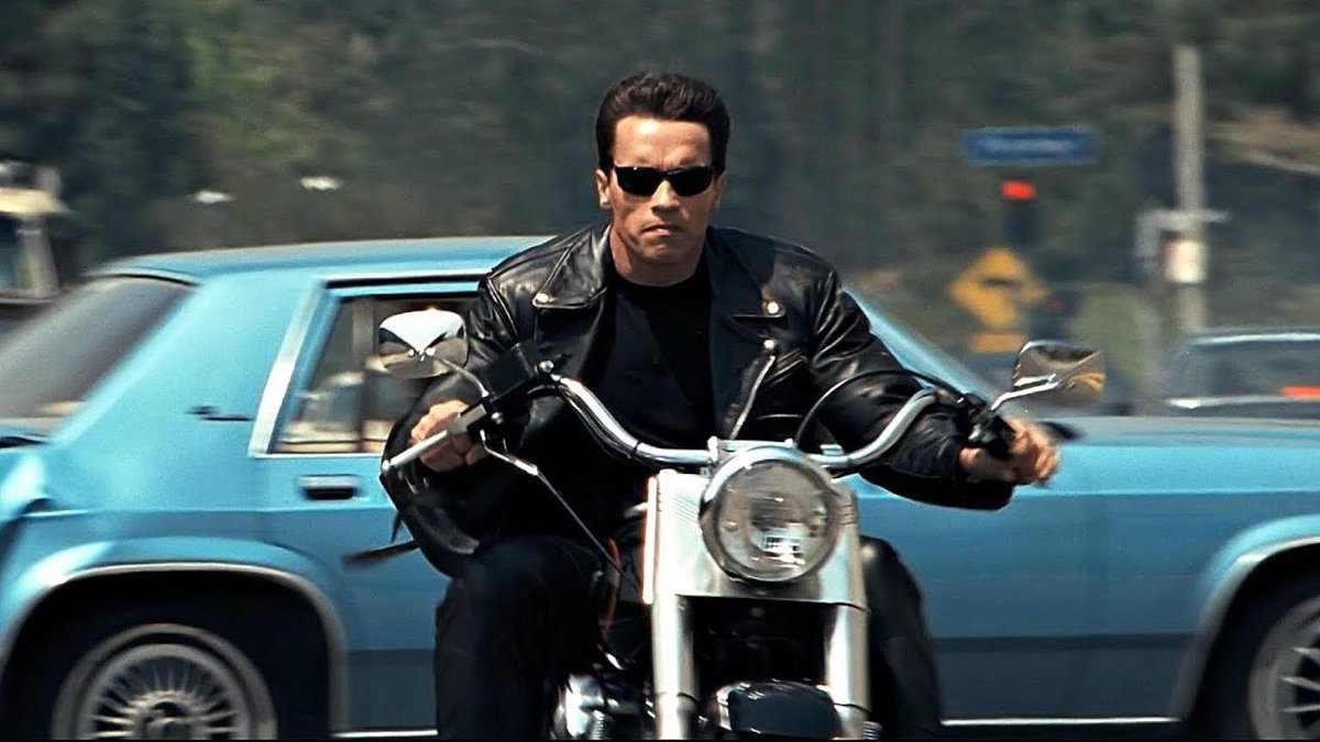 Maletín Quagga comprador La Harley-Davidson de Schwarzenegger en Terminator 2, vendida por más de  medio millón de dólares