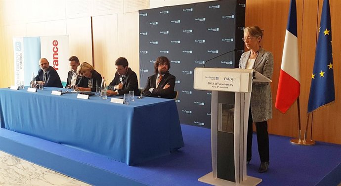 Ricard Font, el primer de la taula per la dreta aquest divendres