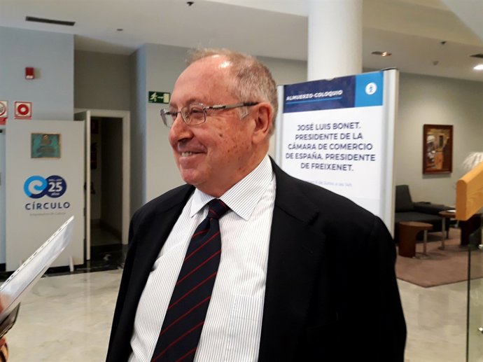 Elpresidente de la Cambra de comerç d'Espanya, José Luis Bonet