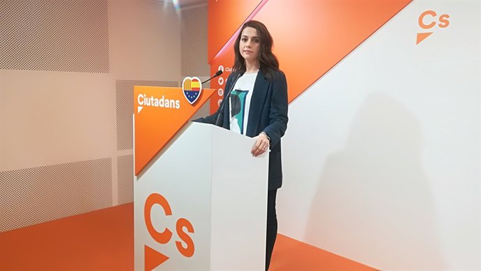 La líder d'Cs a Catalunya,  Inés Arrimadas