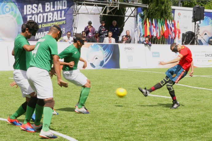 España Marruecos Mundial fútbol ciegos Youssef