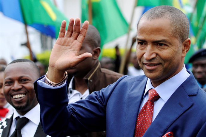 Moise Katumbi, líder opositor congoleño