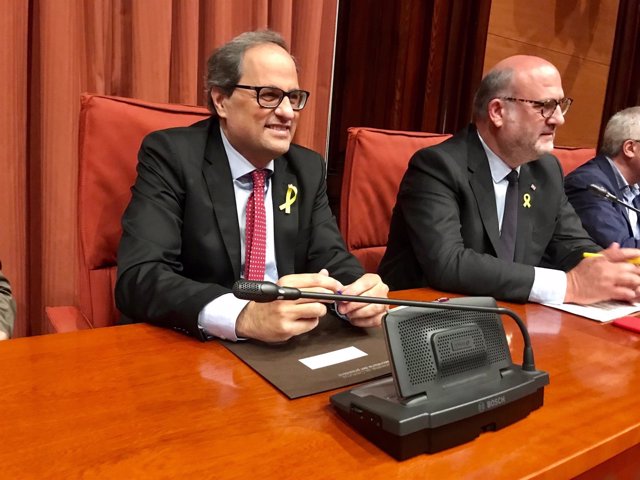 El presidente de la Generalitat, Quim Torra