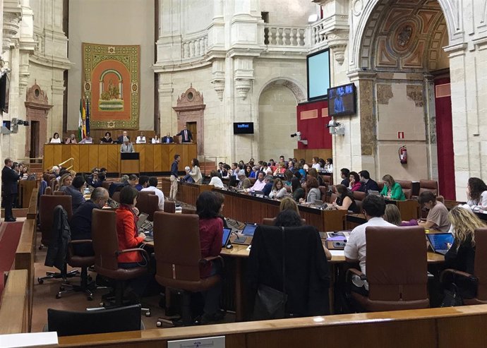 Pleno del Parlamento andaluz