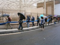 Más de un centenar de personas exigen "respuestas y soluciones" al Gobierno de Aragón para reformar el ICA