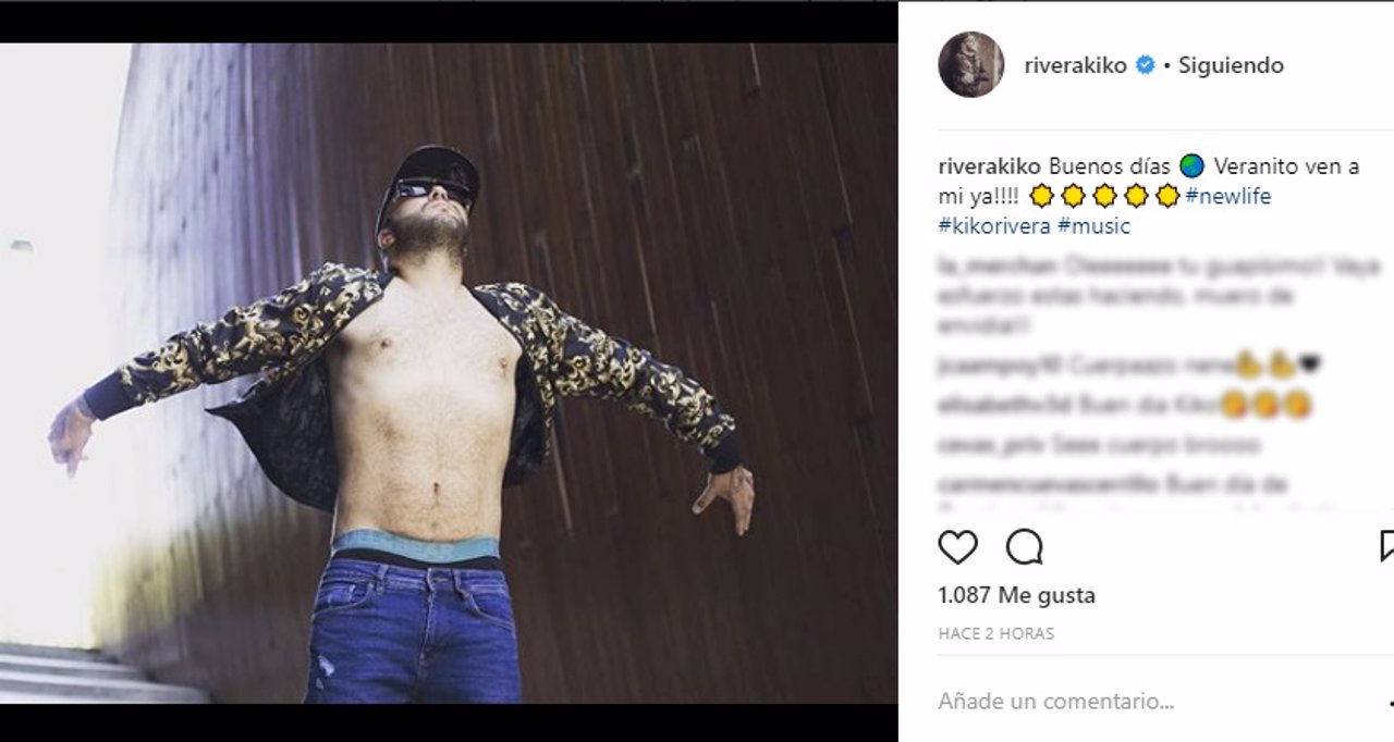 Kiko Rivera luce tipazo en Instagram