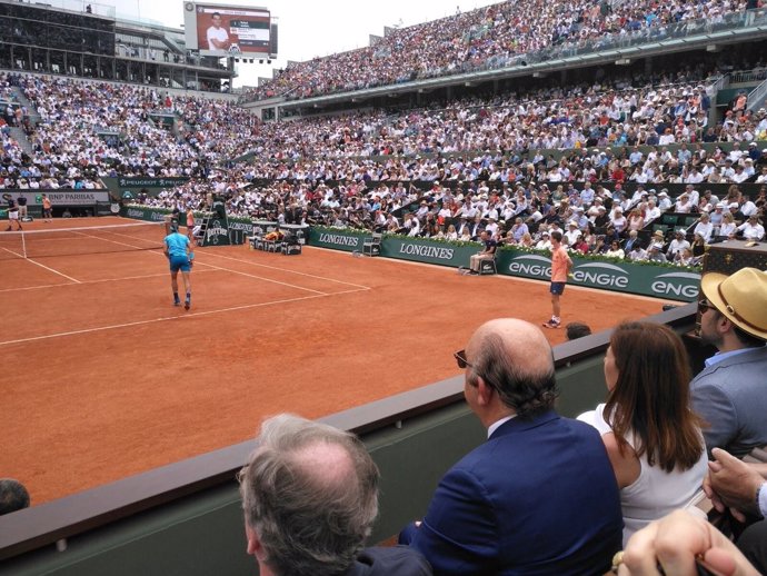 Armengol sigue la final de Roland Garros de Rafa Nadal
