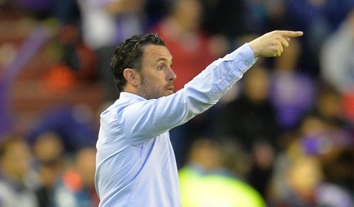 El entrenador del Real Valladolid, Sergio González.