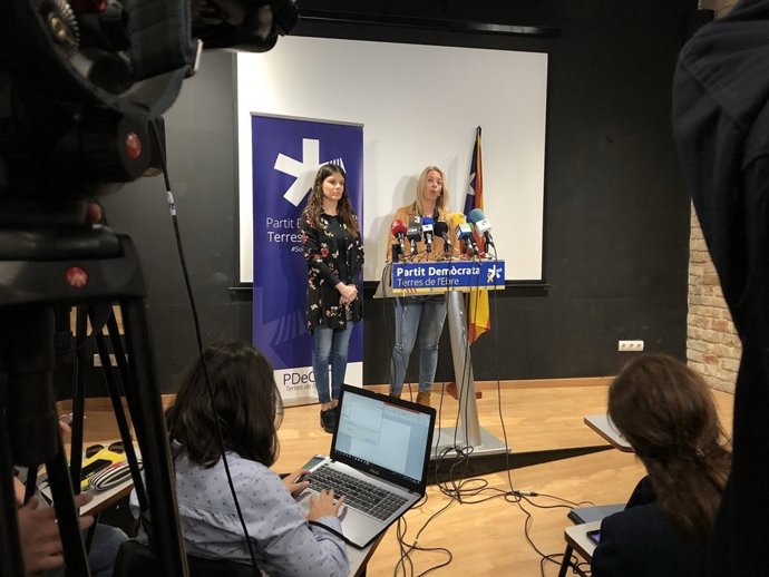Roda de premsa de l'exdirectora de l'ISPC Annabel Marcos