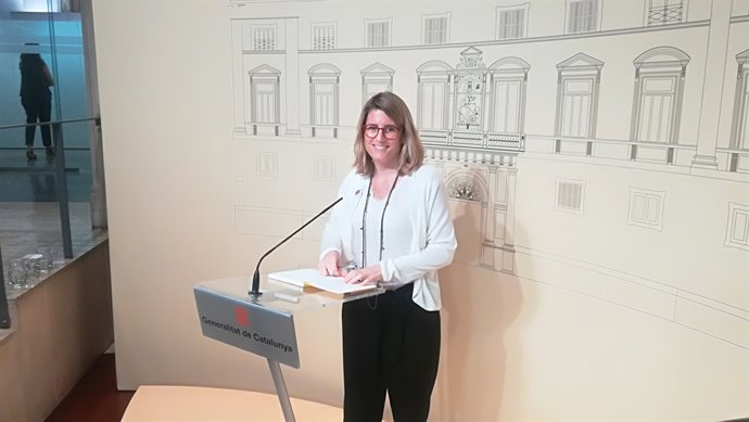 Elsa Artadi, consellera i portaveu de la Generalitat