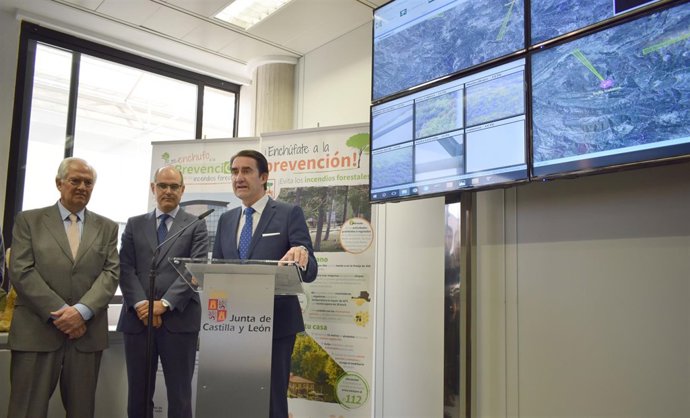 Suárez-Quiñones presenta el sistema de videovigilancia contra incendios